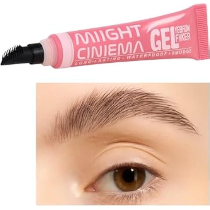Eyebrow Styling Gel – Long Lasting Waterproof Brow Fixer, Transparent Eyebrow Setting Gel for Natural & Defined Brows, Smudge-Proof Eyebrow Makeup - Image 1